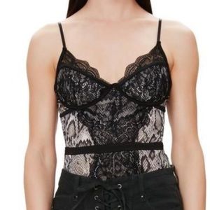 AFRM - Lace Snake Bodysuit- SIZE MEDIUM